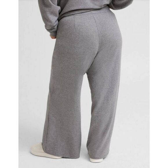 Torrid Sweatpants 2XL Plus Wide Leg Fleece Gray Loungewear Activewear - Picture 2 of 6